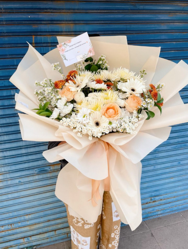 Peach bouquet