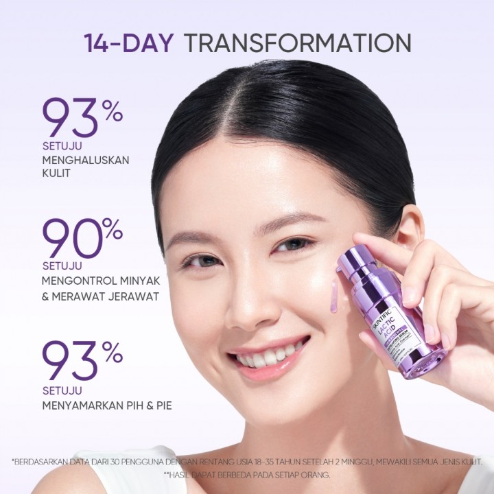 Moori Beauty SKINTIFIC Peeling Lactic Acid Skin Renewal Exfoliating Serum