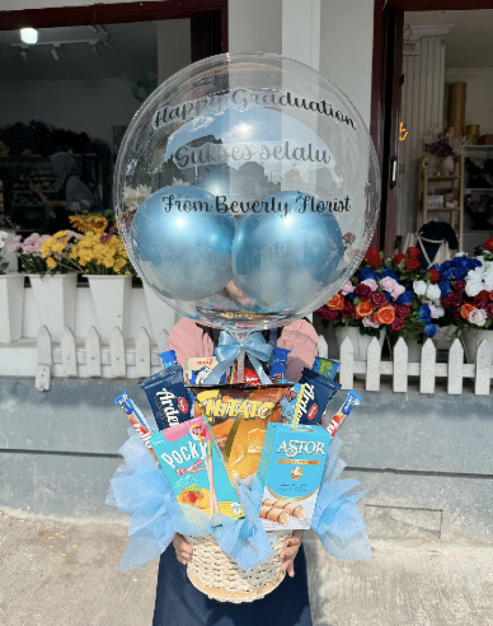 Blue Snack Balon