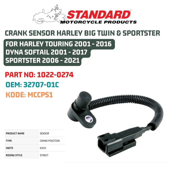 Budung Cycles - CRANK SENSOR HARLEY BIG TWIN AND SPORTSTER