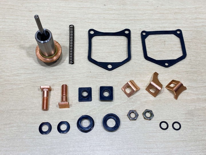 ぷりん様 Starter Chrome Starter＆Solenoid Fitts HarleyDavidson