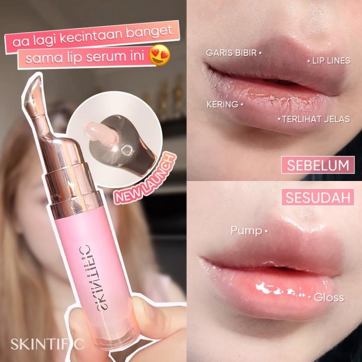 Skintific Peptide Nourishing Lip Serum - lip balm dengan peptide