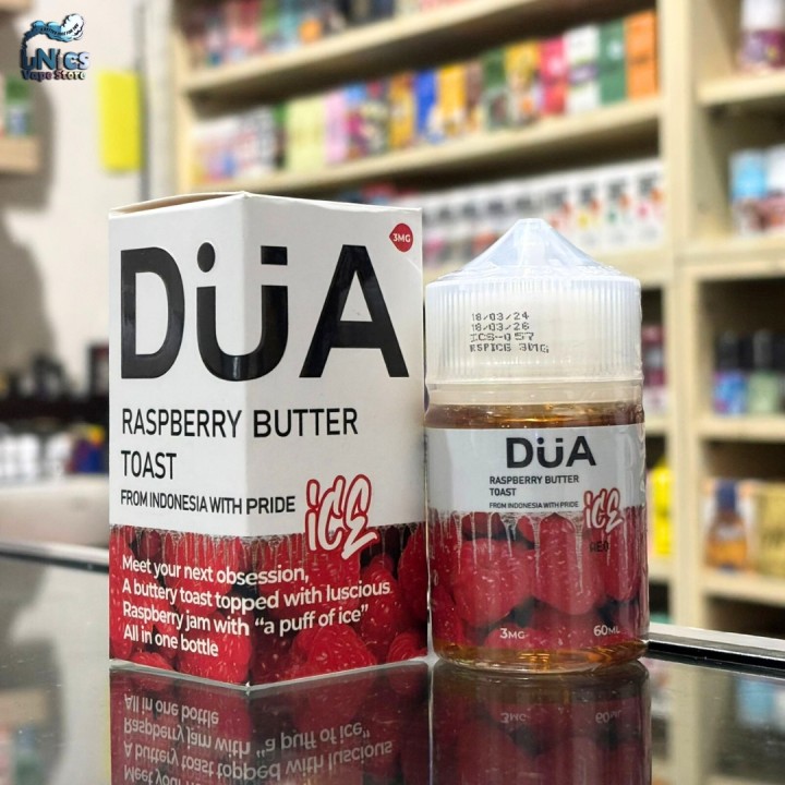 uNics Vape Store Indobrew DUA RASPBERRY Butter Toast ICE Series 60ML