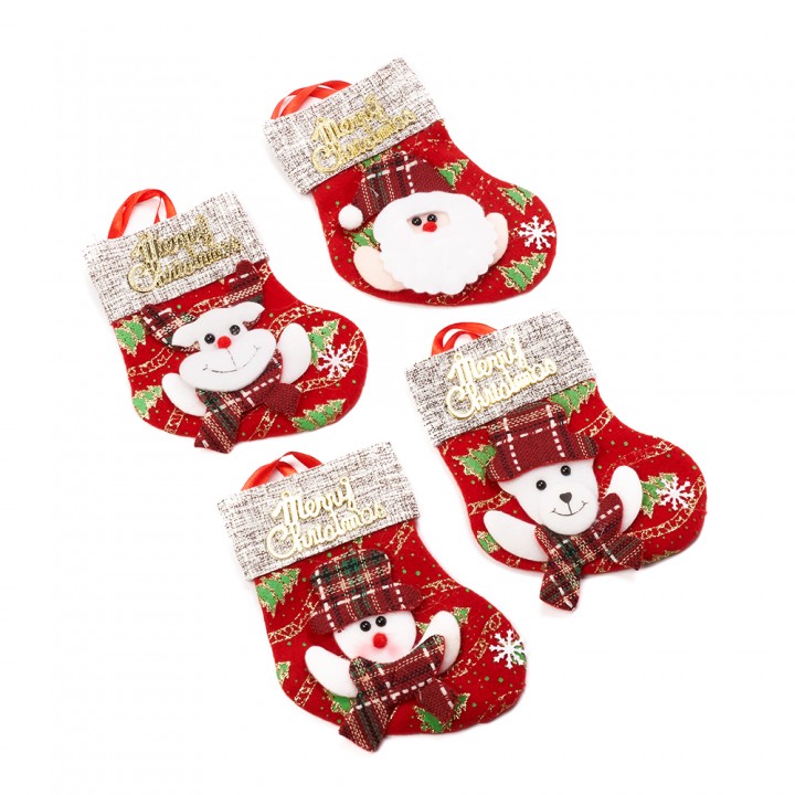 www.yeraya.com - Gantungan Kaos Kaki Natal Tebal / Goni Merry Christmas
