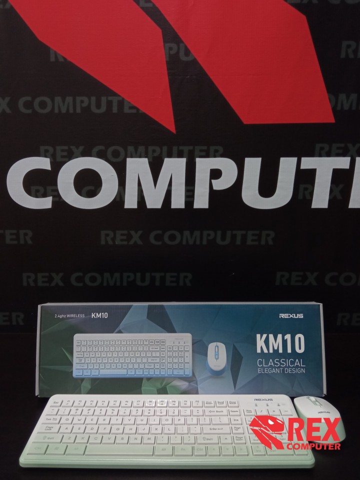 Rex Computer - KEYBOARD MOUSE WIRELLES REXUS KM10