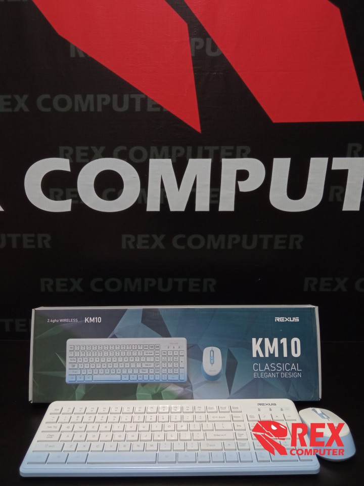 Rex Computer - KEYBOARD MOUSE WIRELLES REXUS KM10