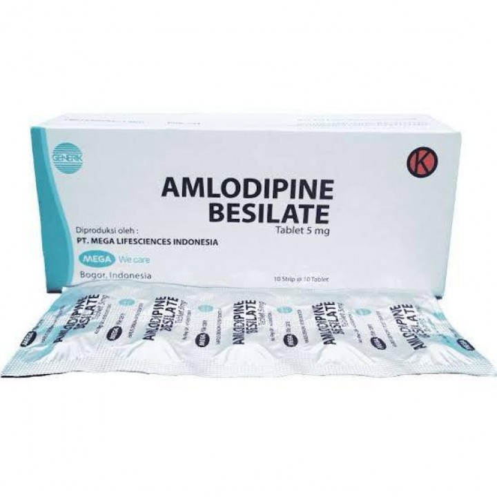 Am Mega Tablet Dianti Farma - Amlodipine Mega 5mg (10 Tablet)