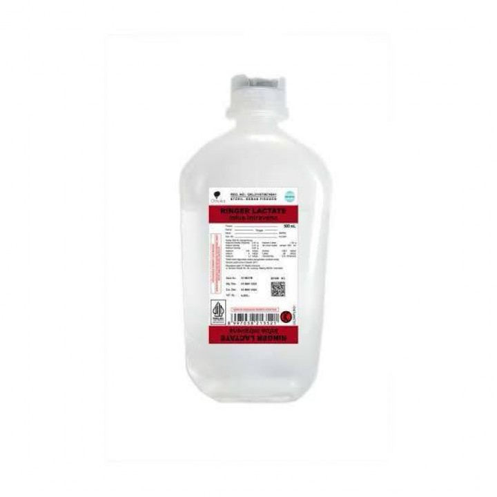 Infus Ringer Dus Box Dianti Farma - Ringer Lactate (RL) Infus Otsuka 500ml