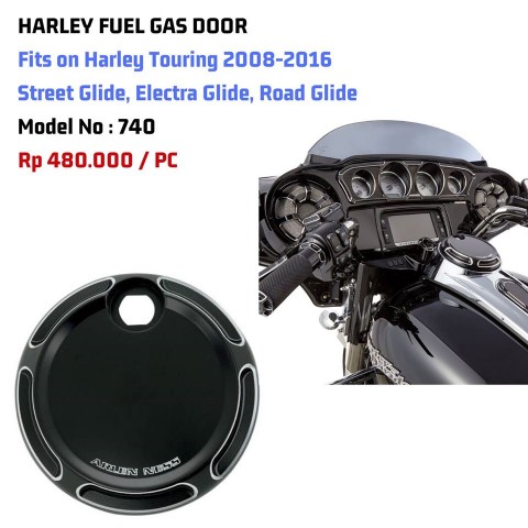 Budung Cycles - HARLEY FUEL GAS DOOR 740