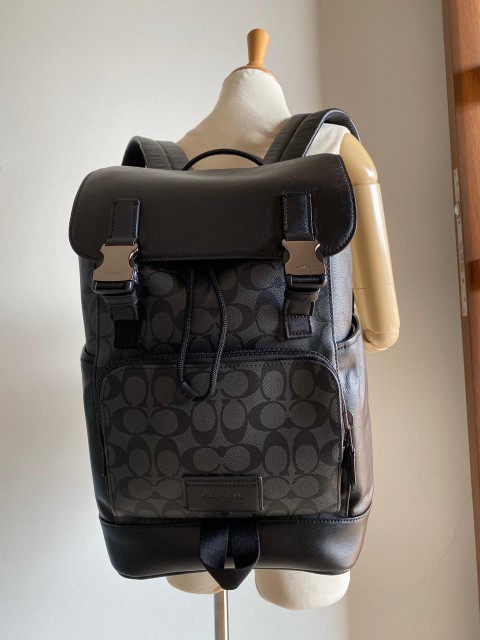 CO TRACK BACKPACK IN SIGNATURE CANVAS