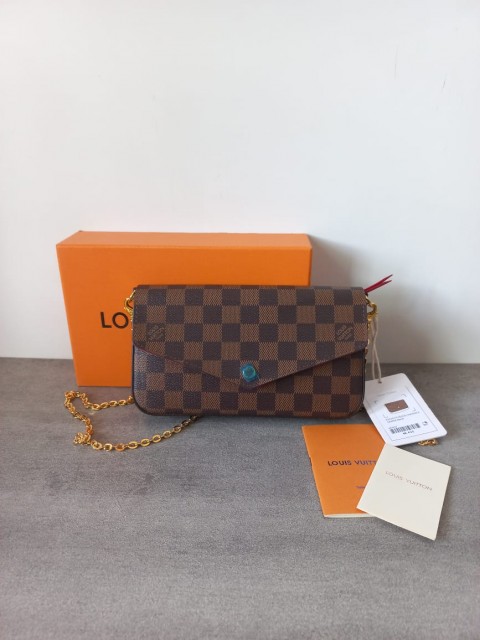Branded Outlet - LV FELICE POCHETTE DAMIER EBENE