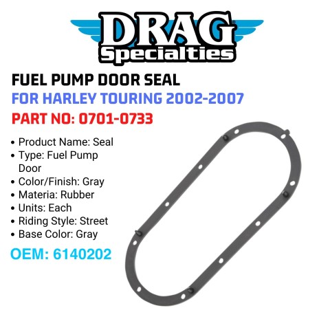 Fuel Pump Door Seal Gasket For Harley Davidson 2002-2007 - Replaces #61402-02