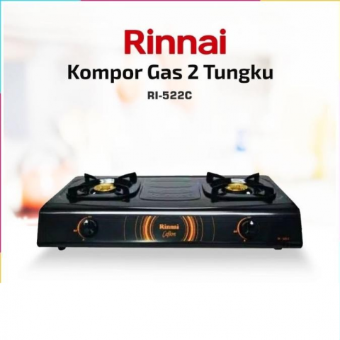 Surga Elektronik - TABLE TOP GAS COOKER RINNAI RI-522C
