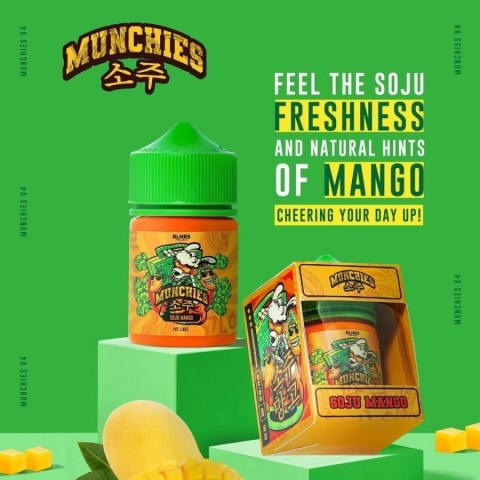 Munchies V4 Soju Mango 60ml - Vapekanbaru : Vape Store Pekanbaru 