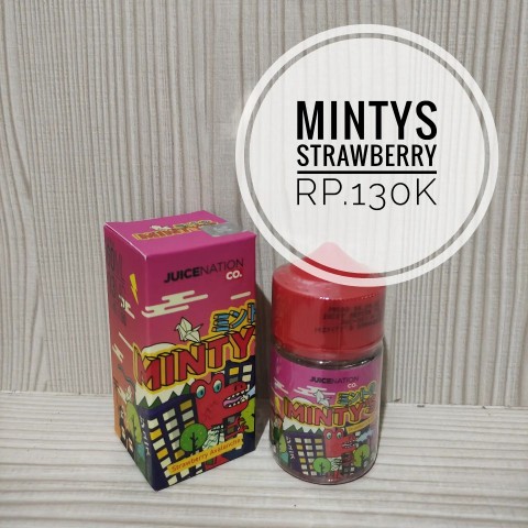 HW10 JNC MINTYS (STRAWBERRY AVALANCHE) 3MG 60ML - Vapekanbaru : Vape Store Pekanbaru 