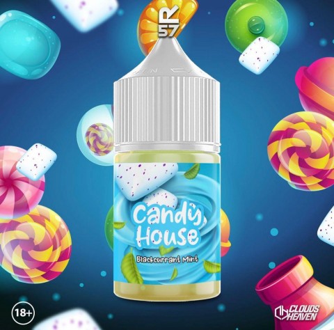 CANDY HOUSE BLACKCURRANT MINT PODS FRIENDLY 30ML - Vapekanbaru : Vape Store Pekanbaru 