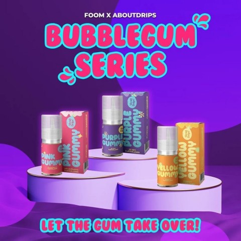 FOOM BUBBLEGUM SERIES 30ML 30MG BY FOOM X ABOUT DRIPS E-LIQUID