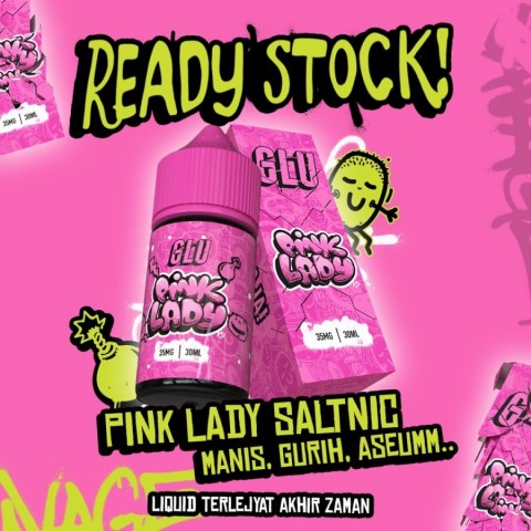 GLU V9 PINK LADY SALT 35MG 30ML - Vapekanbaru : Vape Store Pekanbaru 