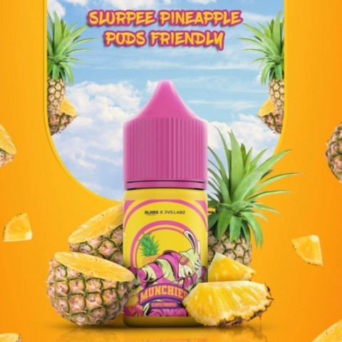 Munchies Slurpee Pineapple Pods Friendly 30ml 14mg - Vapekanbaru : Vape Store Pekanbaru 