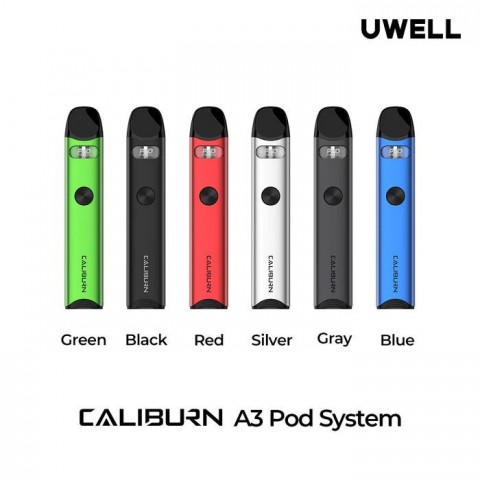 UWELL CALIBURN A3 POD KIT 520MAH - Vapekanbaru : Vape Store Pekanbaru 