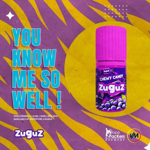 VM ZUGUZ V1 (CHEWY CANDY) PODS FRIENDLY 12MG 30ML - Vapekanbaru : Vape Store Pekanbaru 