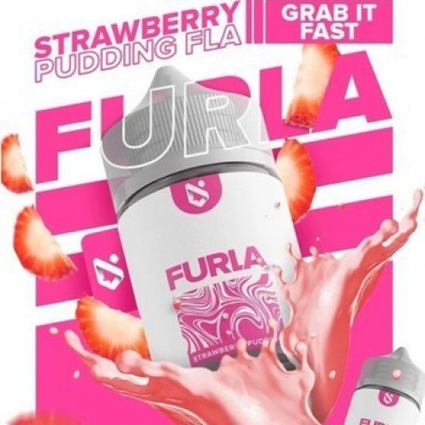 FURLA STRAWBERRY PUDDING 60ML BY DJI E-LIQUID VAPORIZER