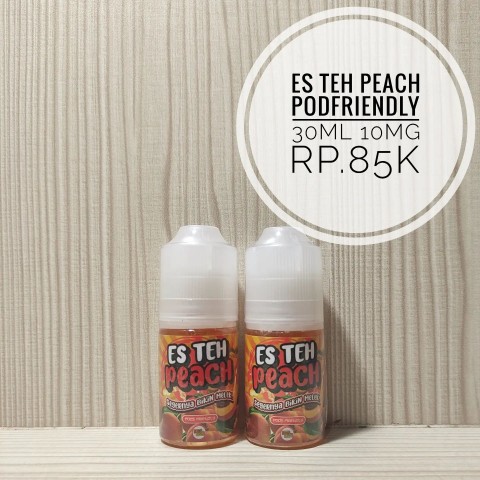 Kaki Lima - ES TEH PEACH 3MG 60ML - Vapekanbaru : Vape Store Pekanbaru 