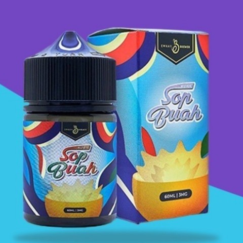 KUAH SOP BUAH 60ML BY EMKAY BREWER E-LIQUID VAPORIZER VAPE