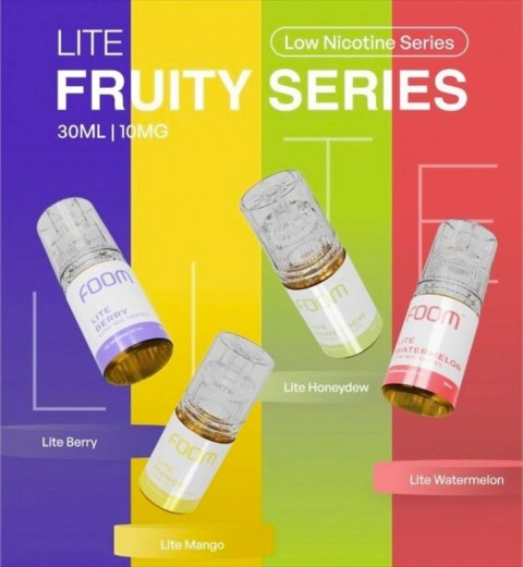 FOOM LITE SALT NIC SERIES 30ML 10MG BY FOOM E-LIQUID