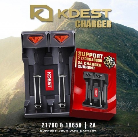 CHARGER KDEST 2SLOT - Vapekanbaru : Vape Store Pekanbaru 