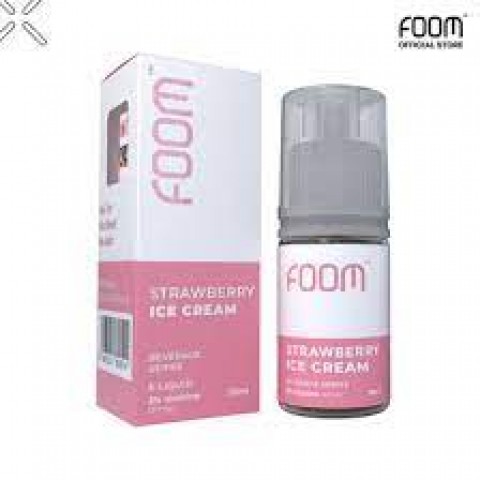 Foom Strawberry Ice Cream Salt 30ml - Vapekanbaru : Vape Store Pekanbaru 