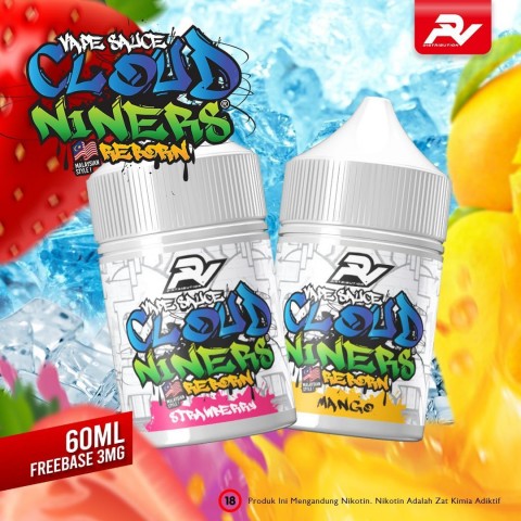 Cloud Ninner Strawberry 60ML - Vapekanbaru : Vape Store Pekanbaru 