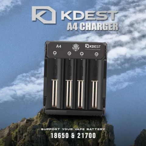 KDEST CHARGER 4SLOT - Vapekanbaru : Vape Store Pekanbaru 