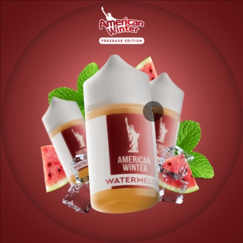 American Winter Watermelon 60ML - Vapekanbaru : Vape Store Pekanbaru 