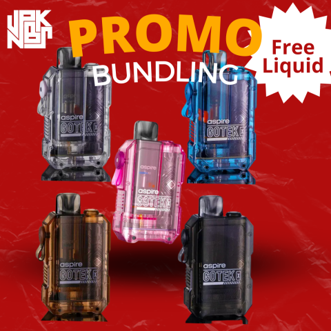 ASPIRE GOTEK X FREE LIQUID - Vapekanbaru : Vape Store Pekanbaru 