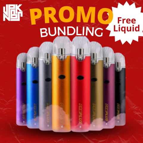 VAMPED PRO PLUS FREE LIQUID - Vapekanbaru : Vape Store Pekanbaru 