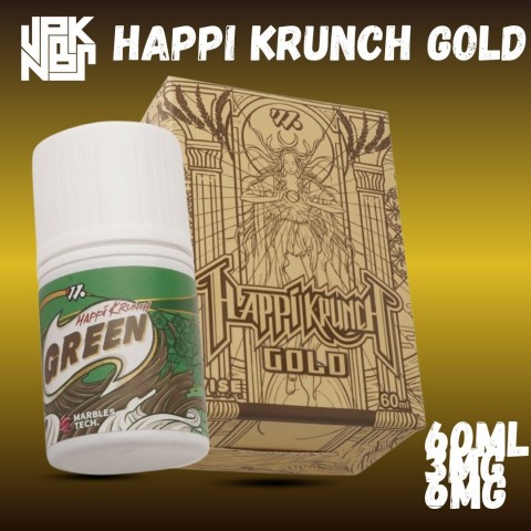 HAPPI KRUNCH GOLD 60ML - Vapekanbaru : Vape Store Pekanbaru 