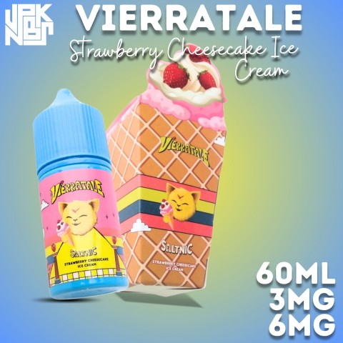 GASS VIERRATALE STRAWBERRY CHEESECAKE ICE CREAM 60ML - Vapekanbaru : Vape Store Pekanbaru 