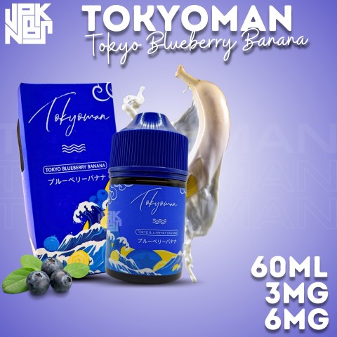 Tokyoman Tokyo Bluberry Banana 60ML - Vapekanbaru : Vape Store Pekanbaru 