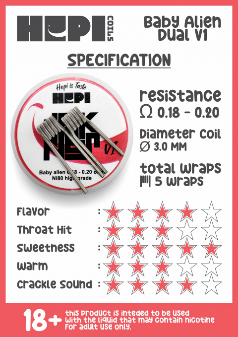 HEPI COIL - Vapekanbaru : Vape Store Pekanbaru 