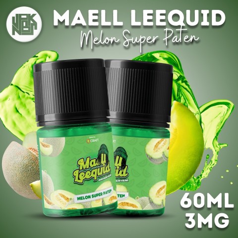 Maell Leequid Melon Super Paten 60ml (2023) - 3mg - Vapekanbaru : Vape Store Pekanbaru 