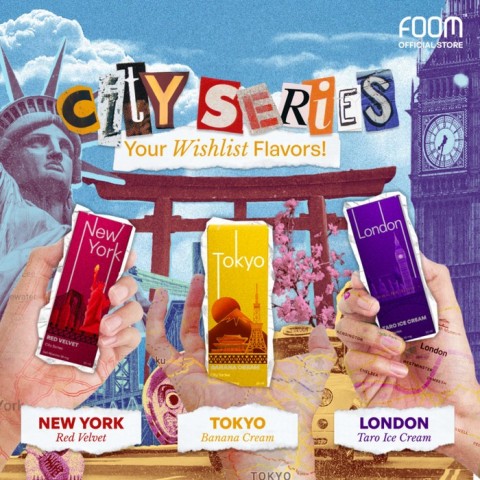 FOOM SALT NIC CITY SERIES 30ML 30MG BY FOOM X VSS E-LIQUID
