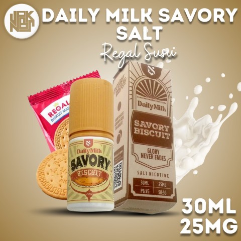 HW5 DAILY MILK SAVORY SALT 30ML 25MG - Vapekanbaru : Vape Store Pekanbaru 