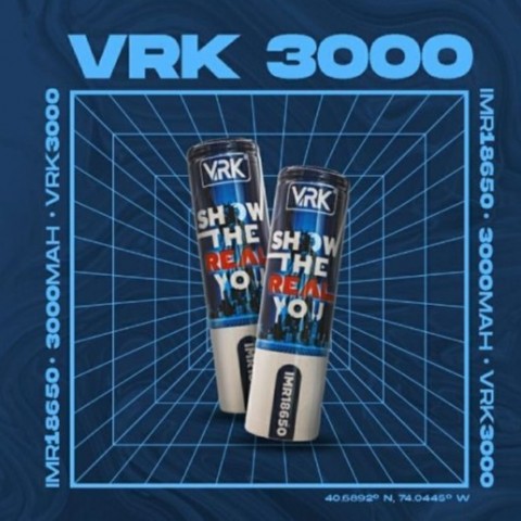 BATERAI VRK 18650 3000MAH