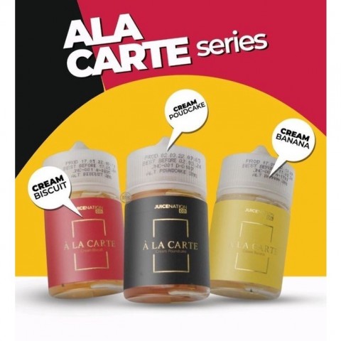 ALA CARTE SERIES 60ML BY JUICENATION E-LIQUID