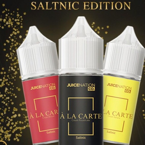 ALA CARTE SALT SERIES 30ML 30MG BY JUICENATION SALTNIC E-LIQUID