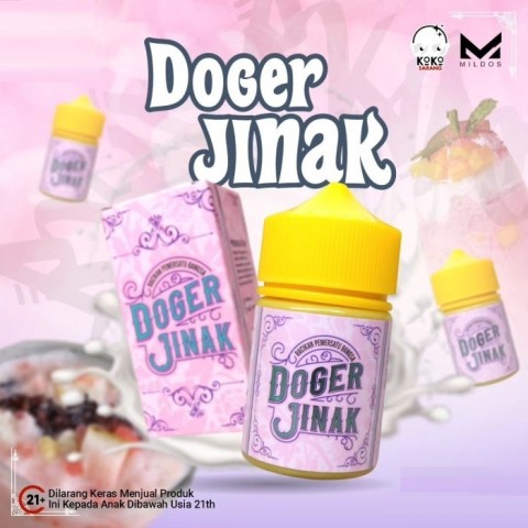 DOGER JINAK FREEBASE 60ML BY KOKO SARANG X MILDOS E-LIQUID