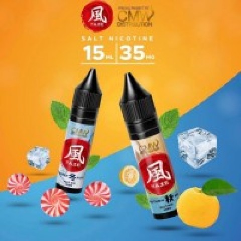 KAZE SALT 15ML 35MG BY EMKAY BREWER E-LIQUID VAPORIZER VAPE