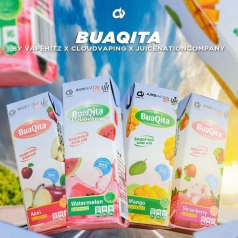 LIQUID BUAQITA SERIES 30MG 30ML BY JUICENATION NEW LIQUID SALTNIC