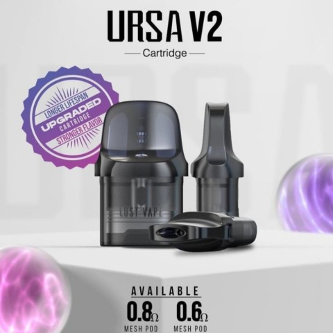 CARTRIDGE URSA V2 POD 2.5ML AUTHENTIC BY LOST VAPE